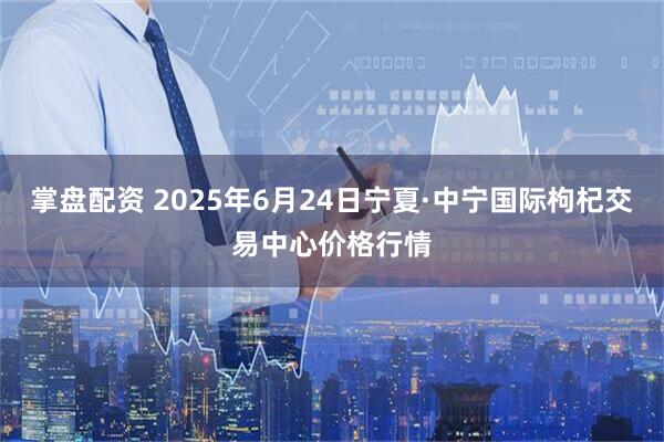 掌盘配资 2025年6月24日宁夏·中宁国际枸杞交易中心价格行情